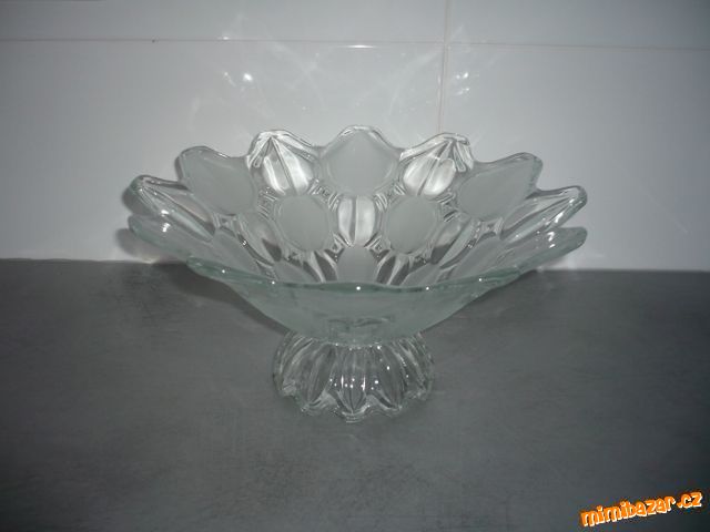 VELKÁ SKLENĚNÁ MÍSA - UNION GLASS ČR
