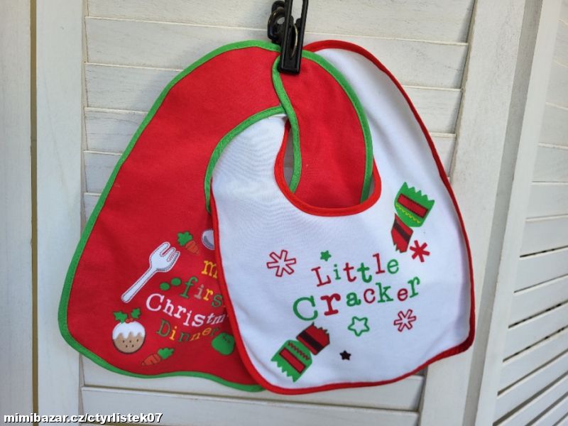 NEPOUŽITÁ SADA 2 KS VÁNOČNÍ BRYNDÁK 6-18 MĚS 62895