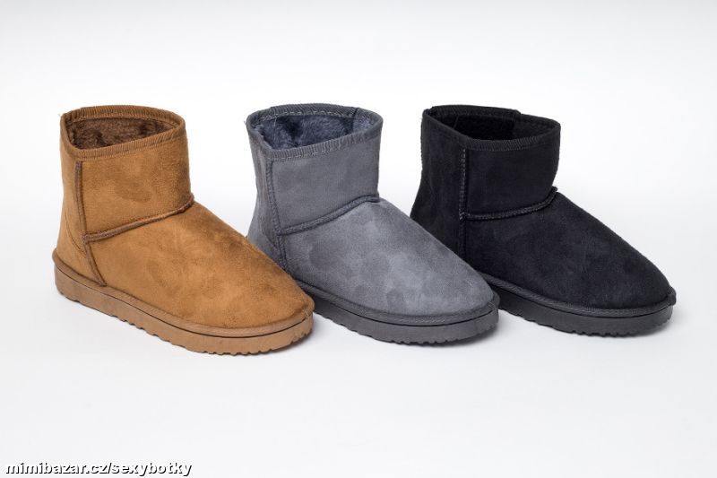 Nízké hnědé, šedé, černé válenky 36, 37, 38, 39, 40