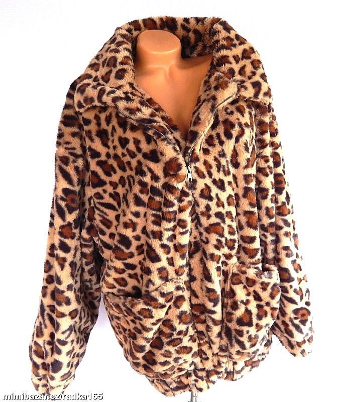 Heboučká kožíšková zimní bunda vel.40/42 ...outlet