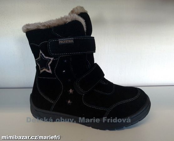 Zimní obuv s membránou Protetika EVELIN nero
