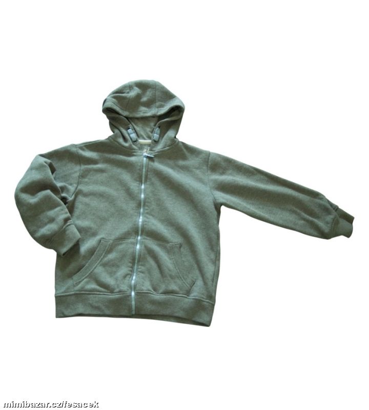 Jednobarevná jednoduchá mikina pro chlapce