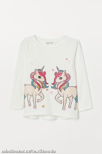 TRIČKO UNICORNS JEDNOROŽEC TRIKO ZN. H&M