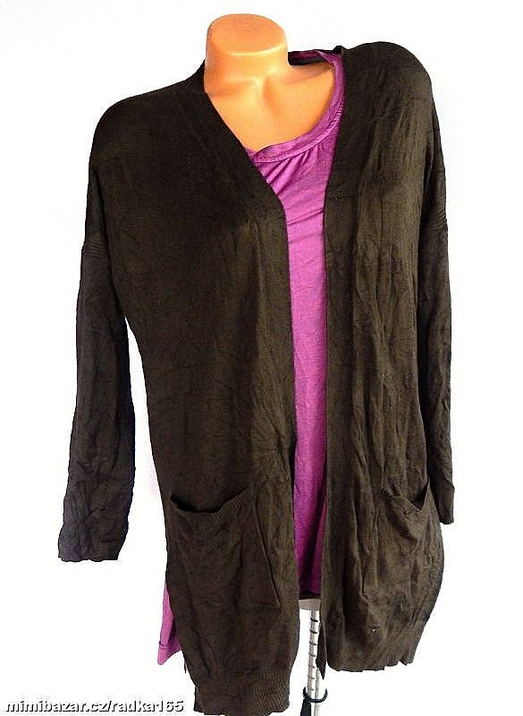 Khaki cardigan vel.46