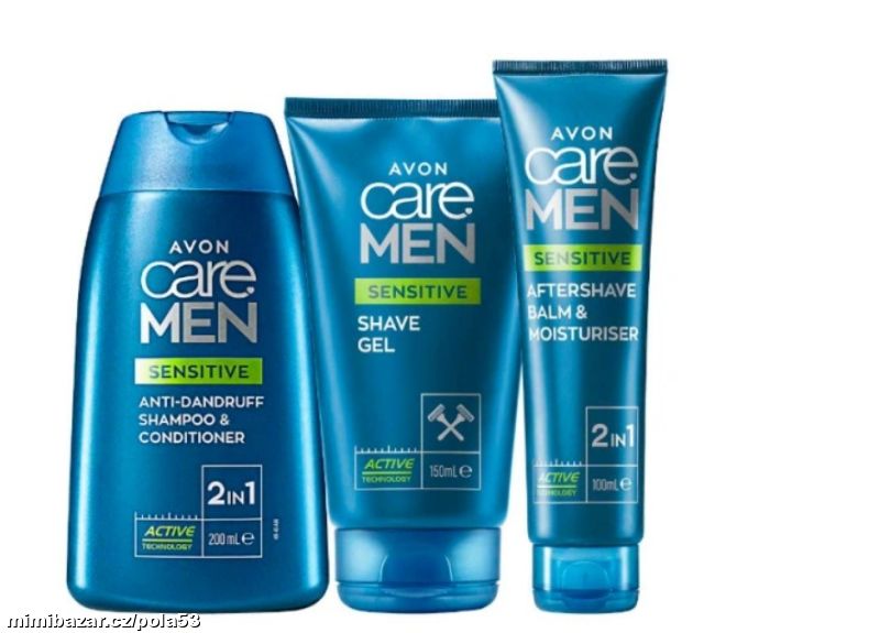 Pánská sada pro citlivou pleť 3 kusy