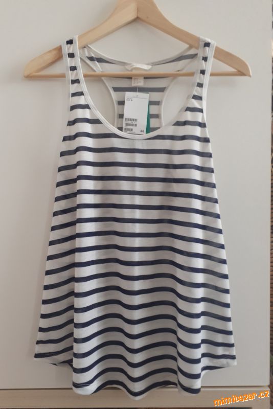 Pruhovaný top H&M N.O.V.Ý