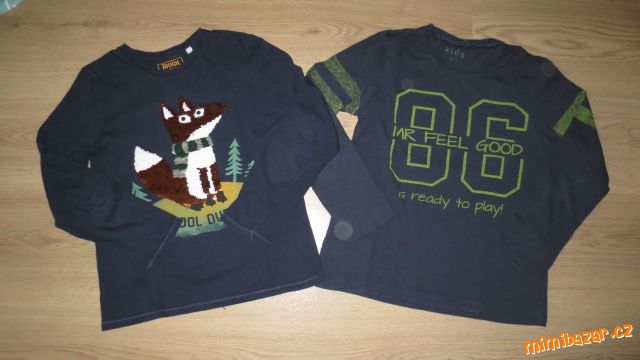 Tričko dlouhý rukáv - 134/140