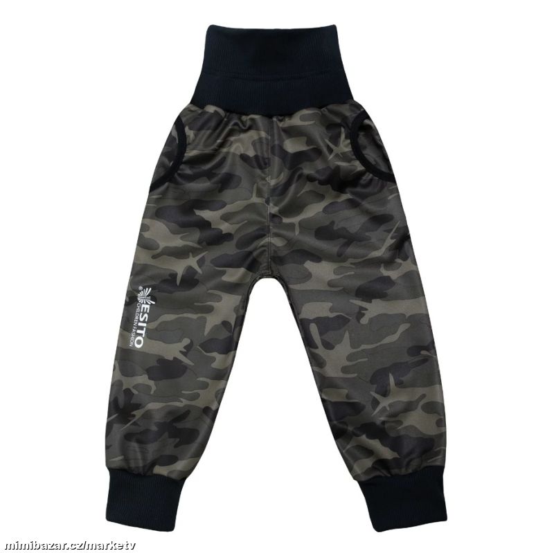 Softshellové kalhoty Esito maskáč zelené