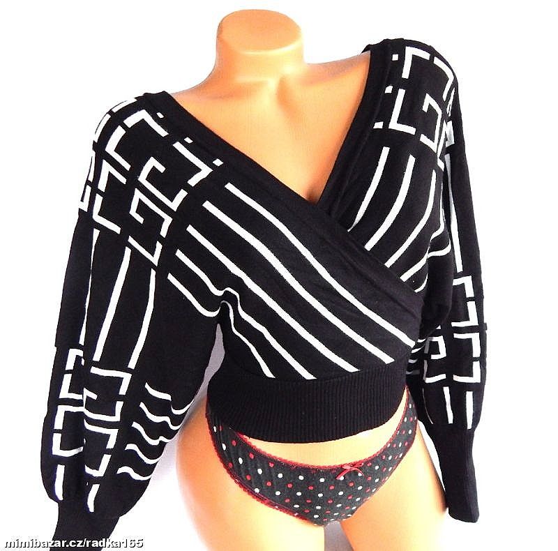 Sexy teplejší svetr vel.M