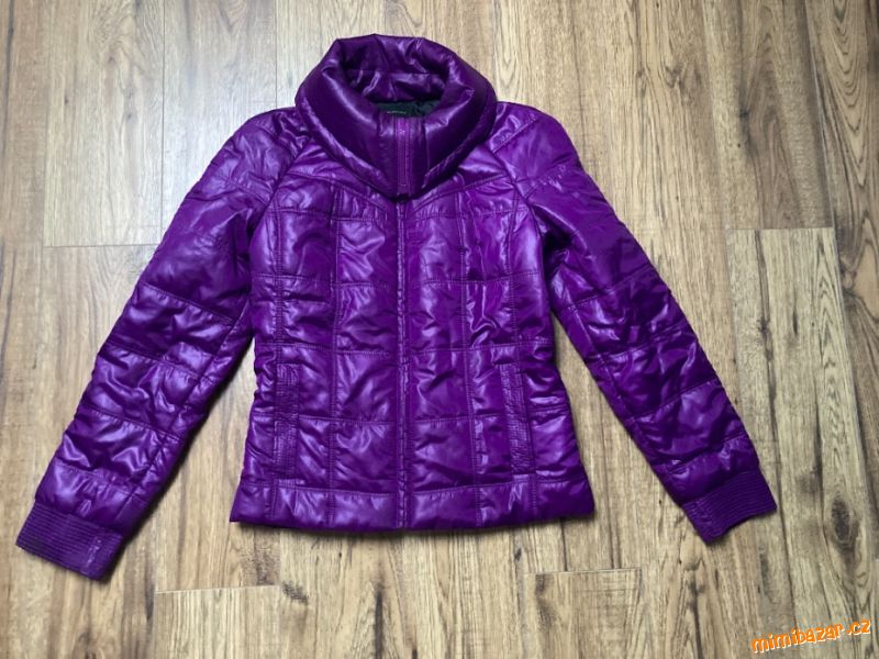 Fialová bunda MANGO (vel. 38/40)