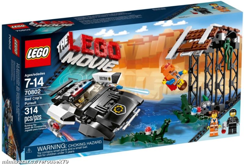 Obrázek k inzerátu: LEGO Movie 70802 Pronásledování zlého poldy