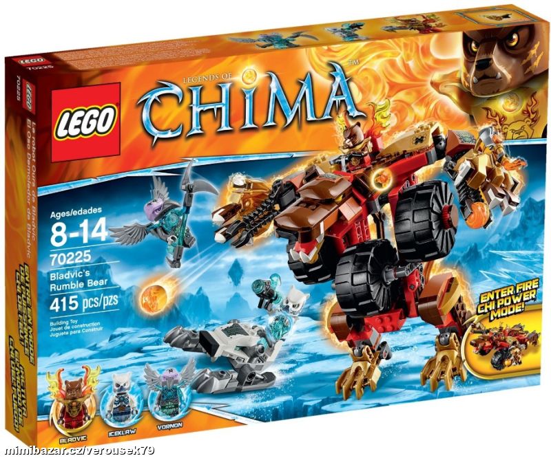 Obrázek k inzerátu: LEGO Chima 70225 Baldvicov burácajúci medveď