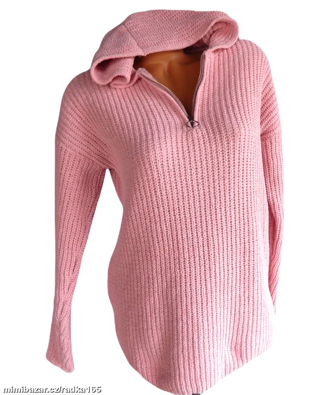 Teplý žebrovaný svetr vel.S-M