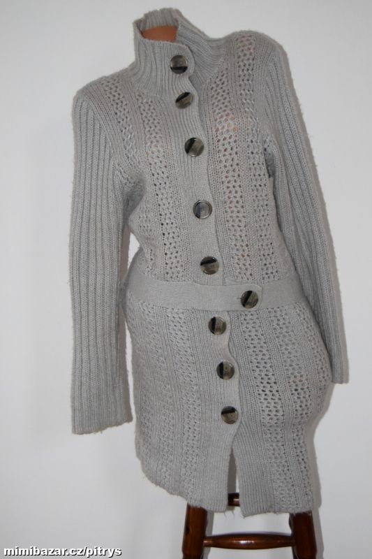 ***PĚKNÝ SVETR, KARDIGAN zn. SAINT TROPEZ vel. M **