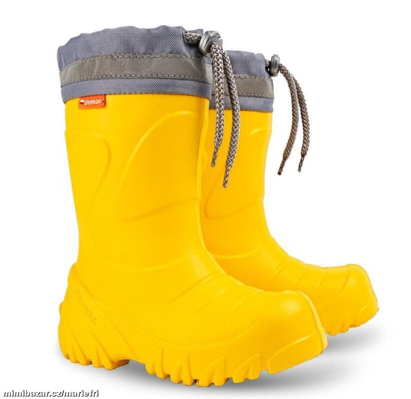 Sněhule, sněhulky, zimní obuv DEMAR MAMMUT žlutá