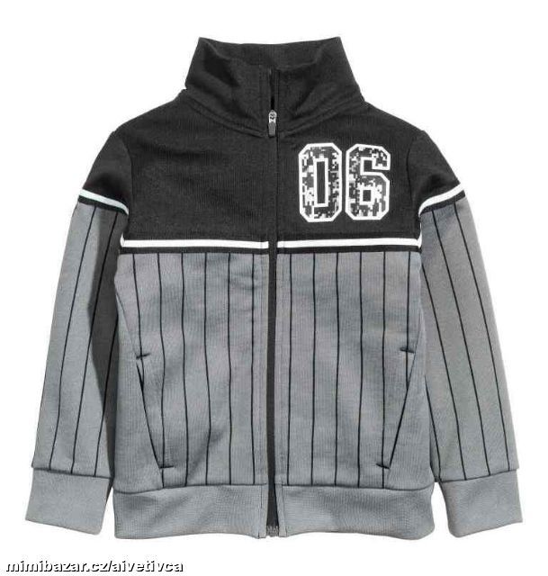 CHLAPECKÁ SPORTOVNÍ BUNDA / MIKINA...VEL.122/128