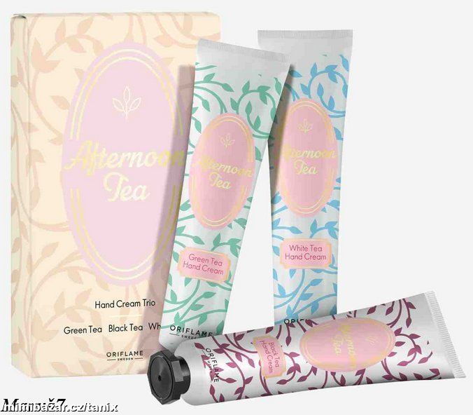 SADA TŘÍ KRÉMŮ NA RUCE Afternoon Tea