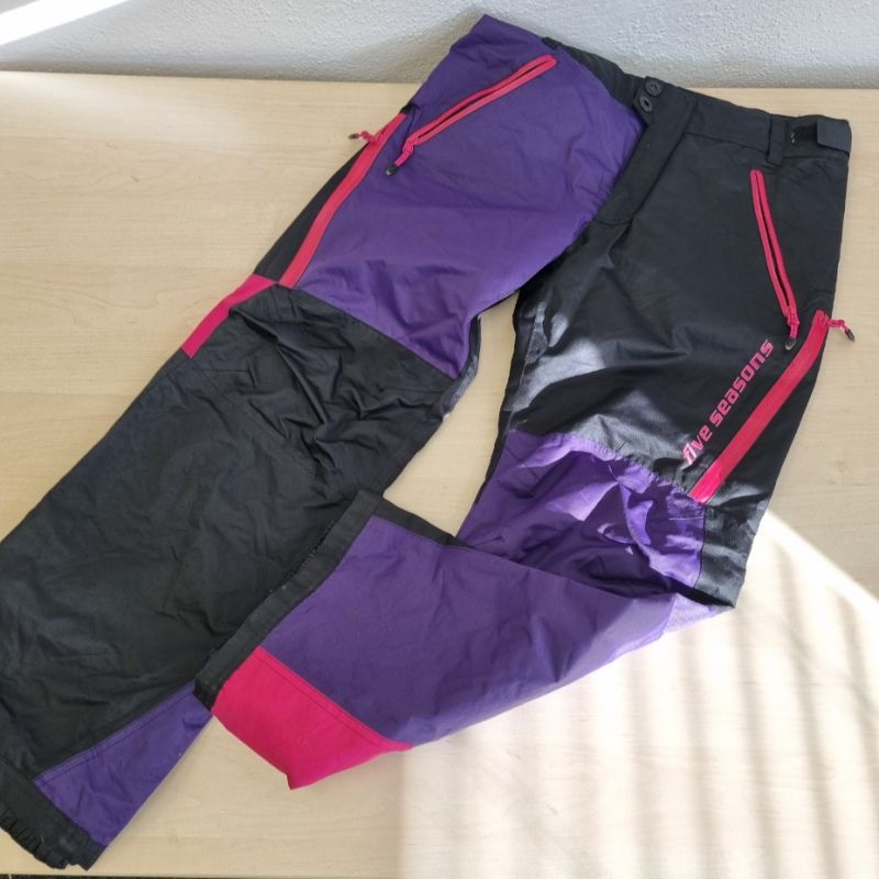 dívčí lyžařské kalhoty, oteplováky