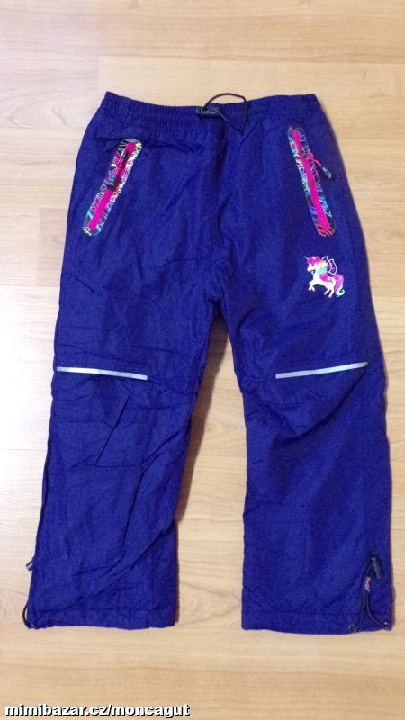 KALHOTY dětské - šusťákové ZATEPLENÉ
