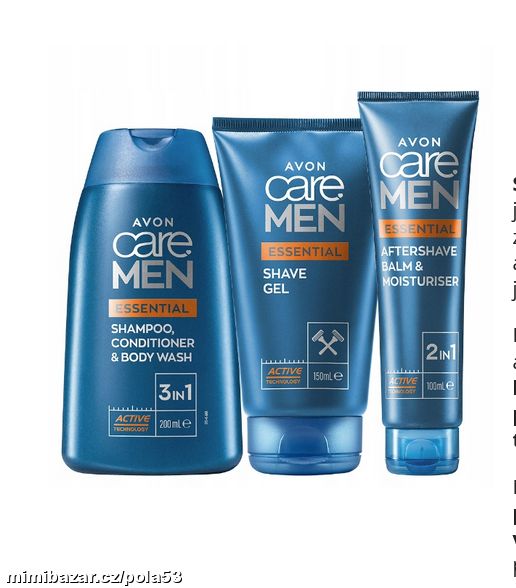 Sada kosmetických přípravků pro muže CARE MEN 3v1