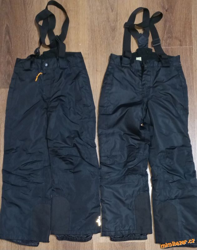 2x ČERNÉ OTEPLOVÁKY, ZATEPLENÉ KALHOTY-cena celkem