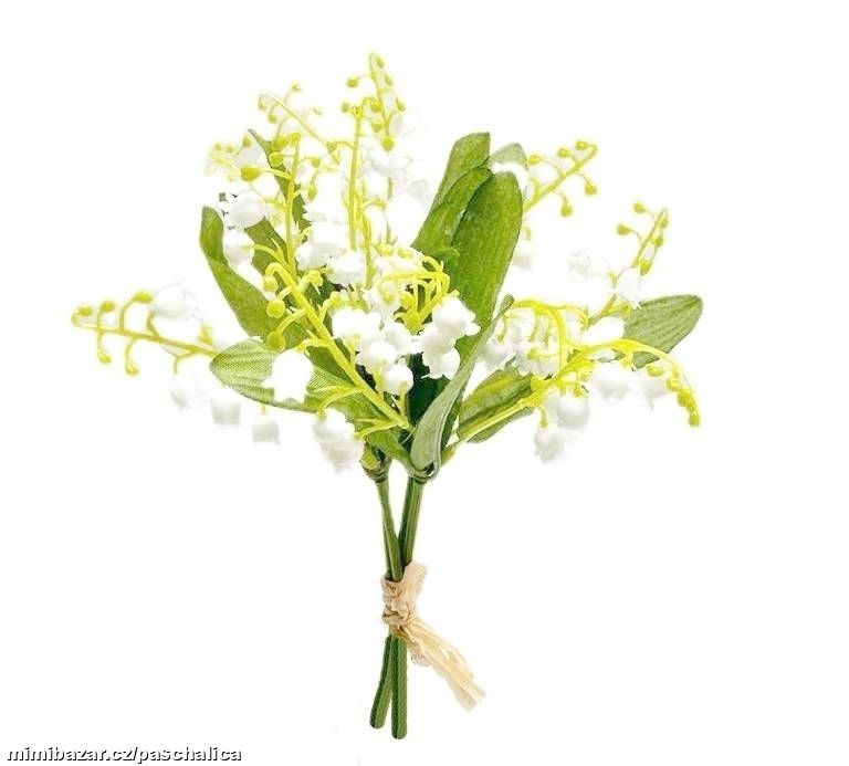 Konvalinky kytice pvc 32cm 564495