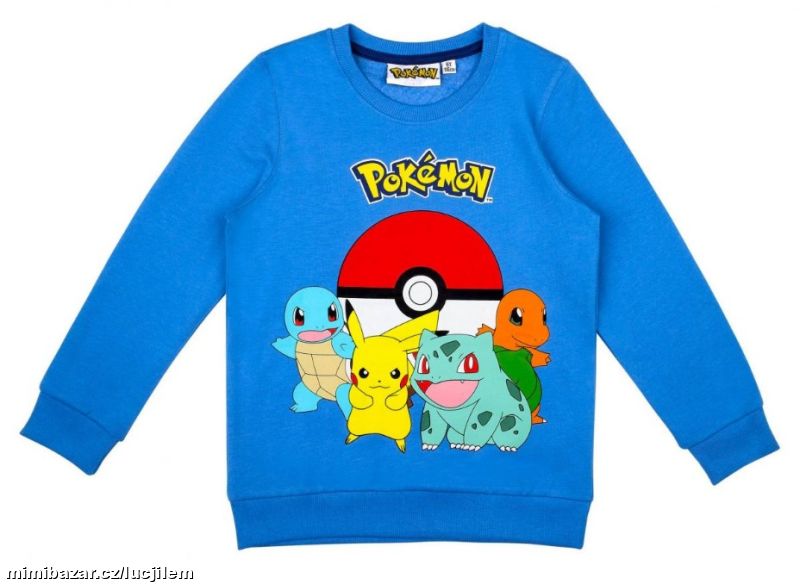 Mikina Pokémon modrá