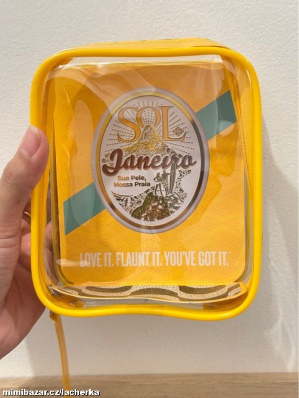 SOL DE JANEIRO kosmetická tastička průhledná zip