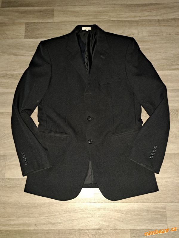 77) Černé sako Hagaco vel M uvedeno 44/182