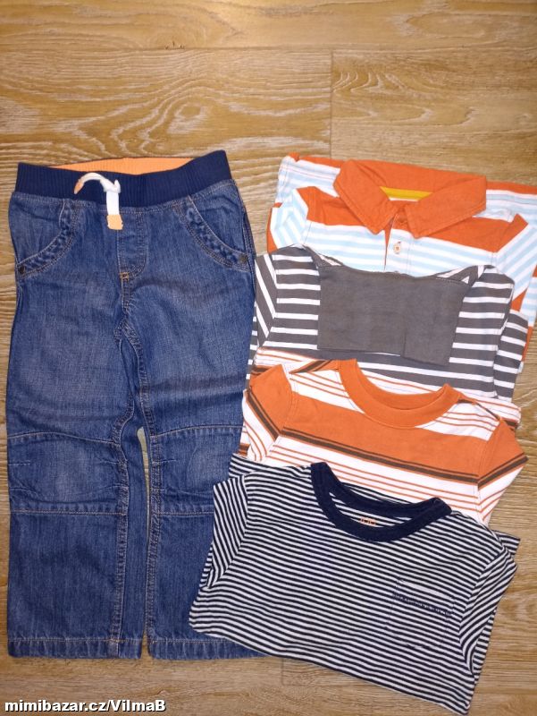 Komplet věcí po synovi vel. 4 roky/ 104-110