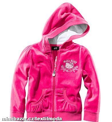 MIKINA MIKINKA HELLO KITTY ZN. H&M VEL 86_92