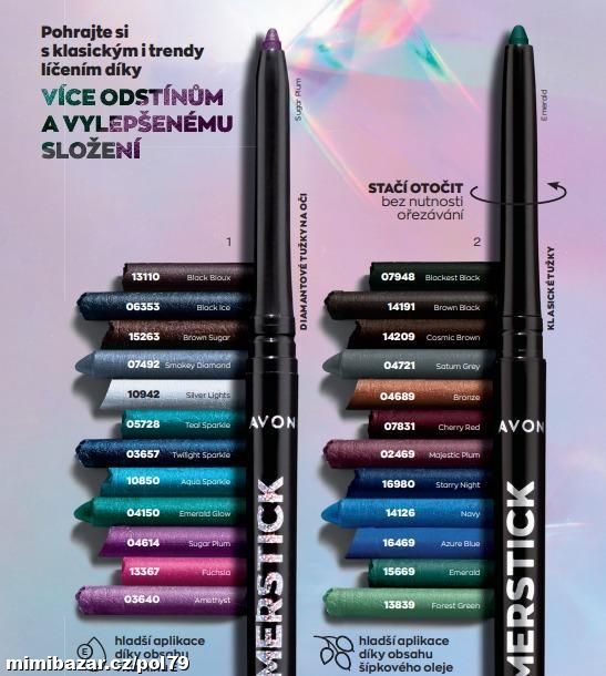 Oblíbené tužky na oči Glimmerstick