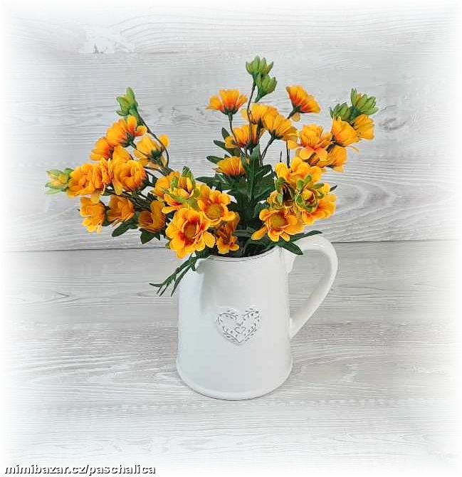 Kopretina 30 cm oranžová 1ks