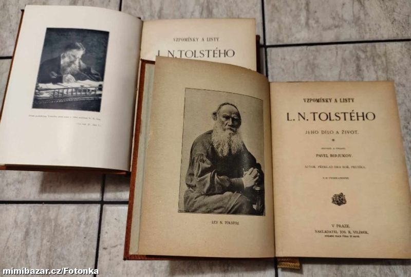 P. Birjukov Vzpomínky a listy L.N. Tolstého I a II