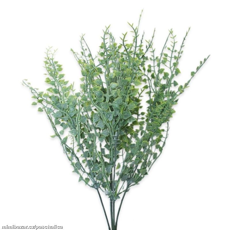 Zeleň větev pvc 40cm zelená 541908