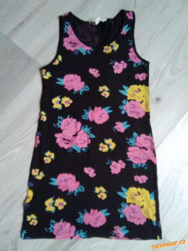 Úzké bavlněné šatičky H&M vel. 8-10 let