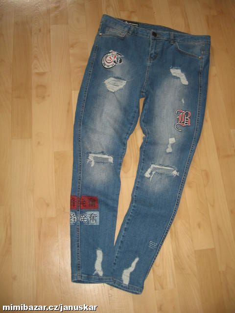 Luxusní dámské kalhoty/ džíny/ rifle BEE INSPIRED