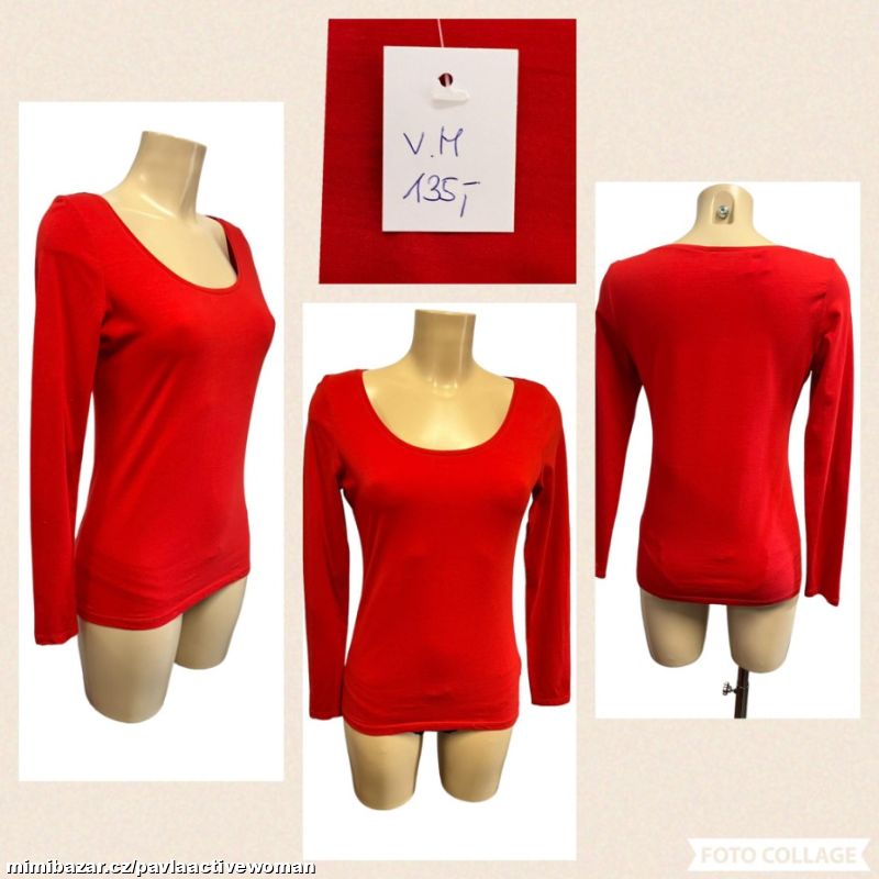 Č.877 PRUŽNÉ BAVLNA TRIKO JAKO NOVÉ v.M