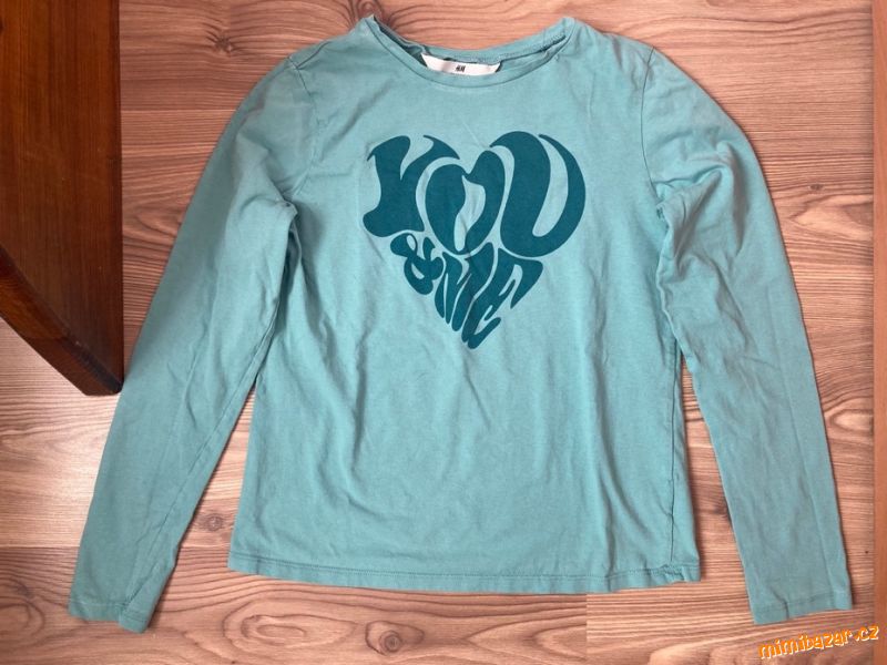Tričko s dlouhým rukávem 146/152
