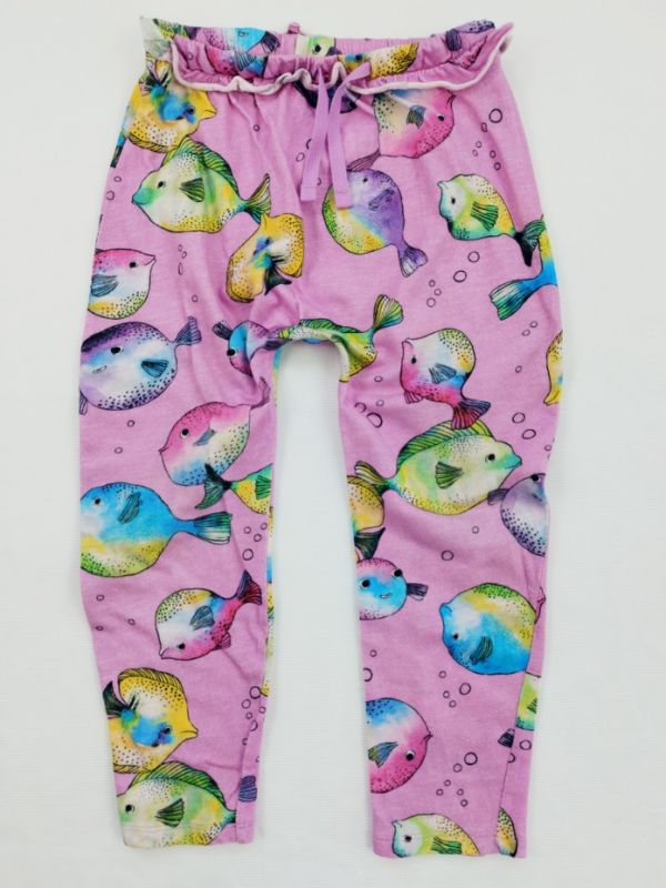Slabé kalhoty s rybičkami Next, vel. 3/4 roky