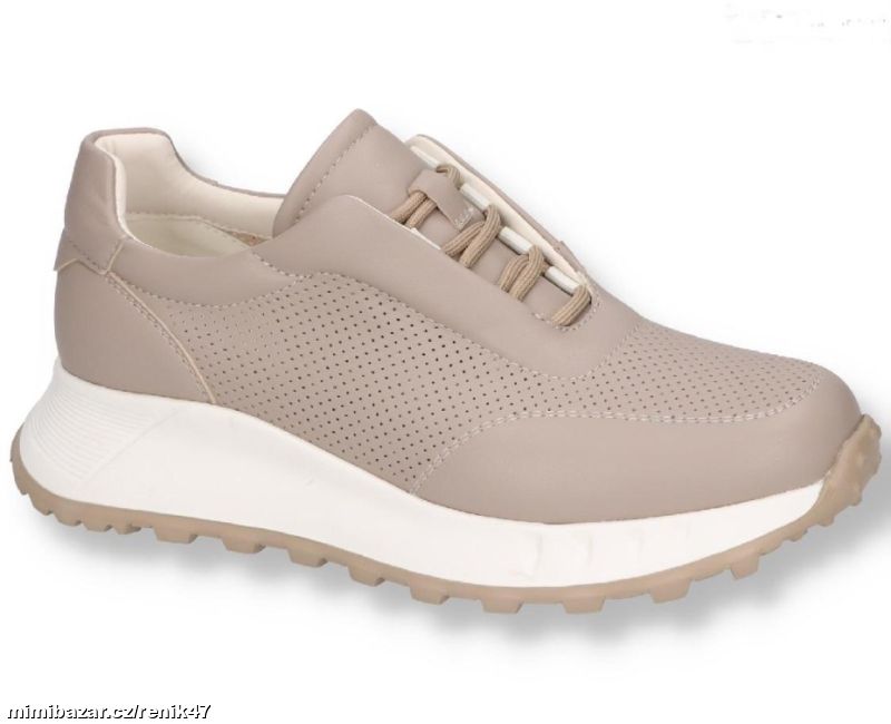 Tenisky děrované na platformě TOP model