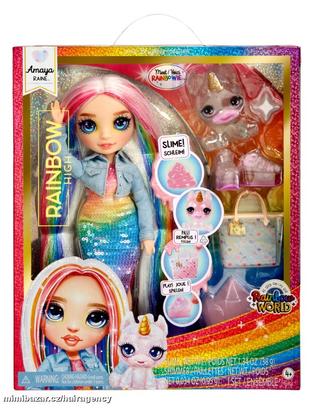 120230 Rainbow High panenka se zvířátkem - Amaya R