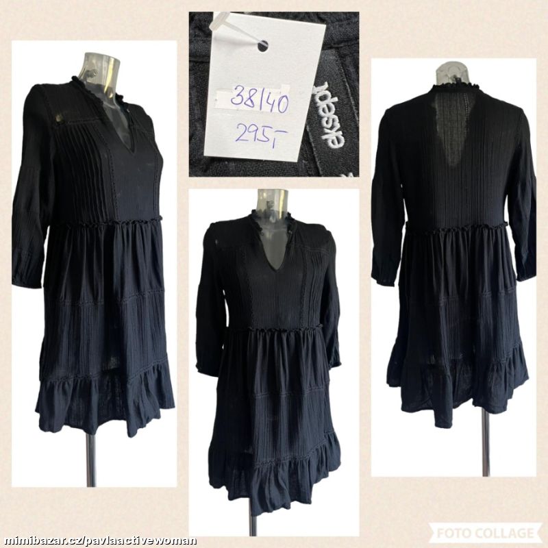 Č.3792 LEHKÉ BAVLNA ŠATY NOVÉ v.38/40