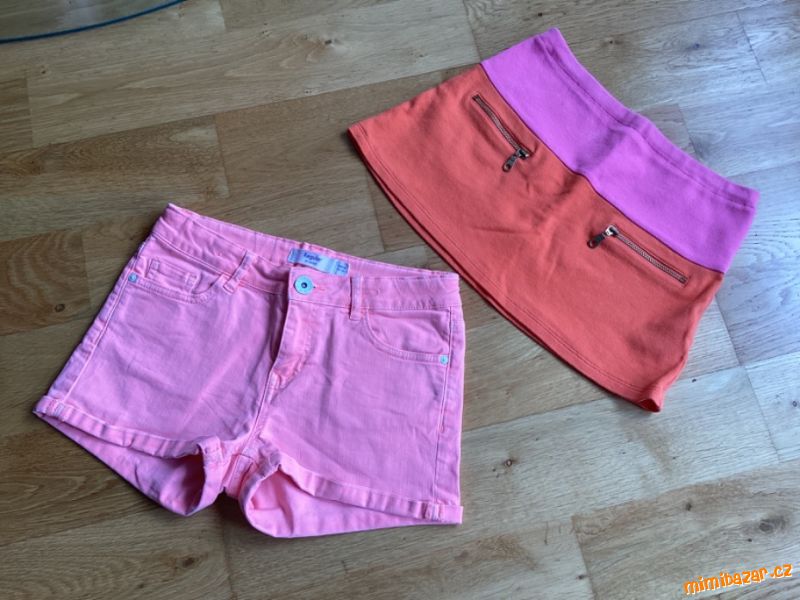 Kraťasy Lindex + sukýnka H&M