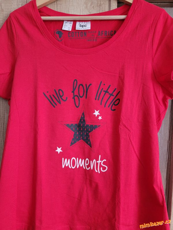ČERVENÉ DÁMSKÉ TRIČKO VEL.40/42