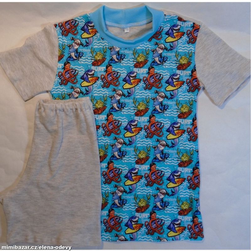 Chlapecké úpletové pyžamko Moře