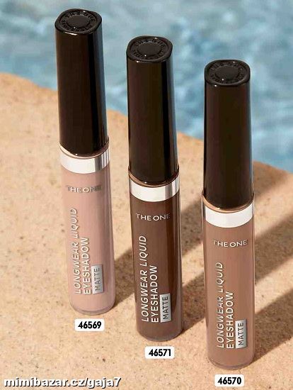 DLOUHOTRVAJÍCÍ TEKUTÉ MATNÉ OČNÍ STÍNY THE ONE