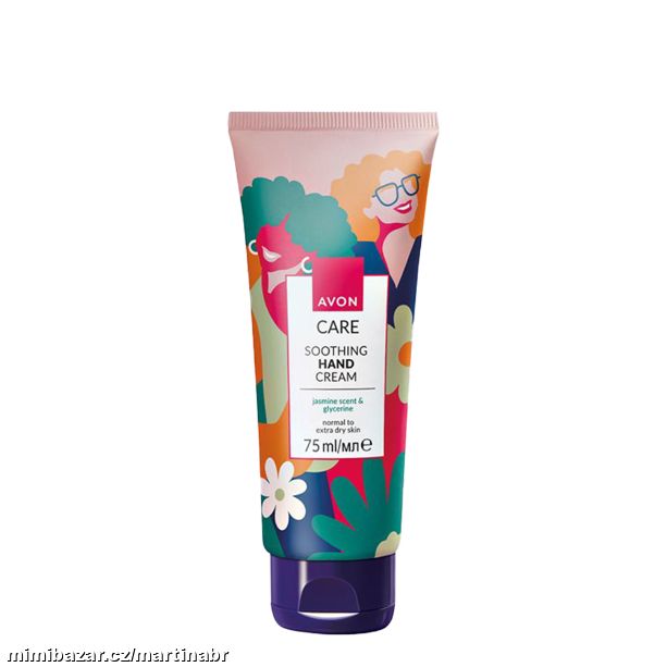 Zklidňující krém na ruce s glycerinem a vůní jasmí