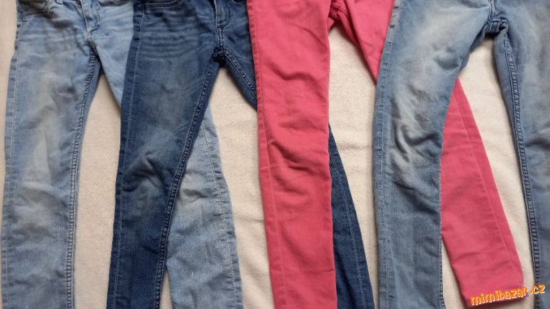 Džíny - skiny zn. H&M vel. 128