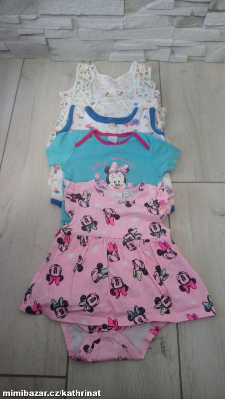 6x letní body na holka, vel. 68